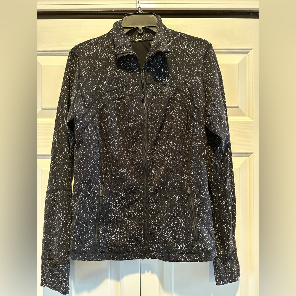 Lululemon Define Jacket Black & White 12 Great Condition